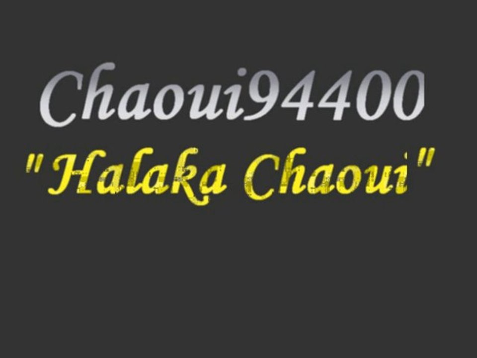 Halaka Chaoui