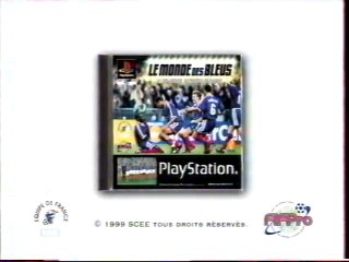 Publicité Le Monde Des Bleus Playstation 1999