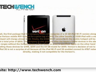 Verizon to start selling iPad by end of month