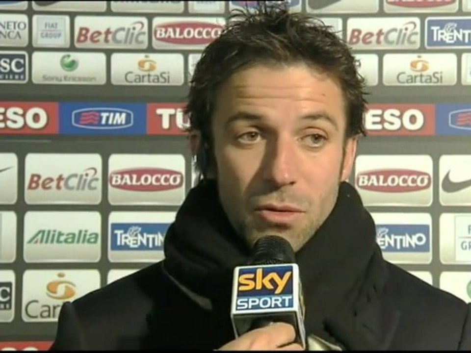 ALESSANDRO DEL PIERO DOPO JUVE-BARI