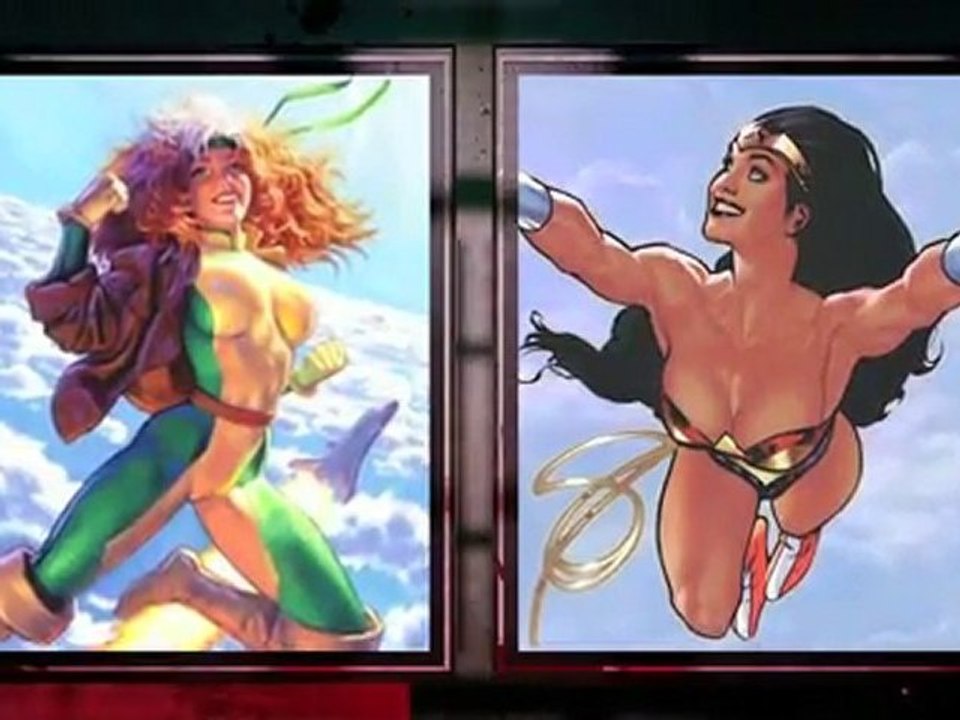 Rogue VS Wonder Woman - Death Battle!