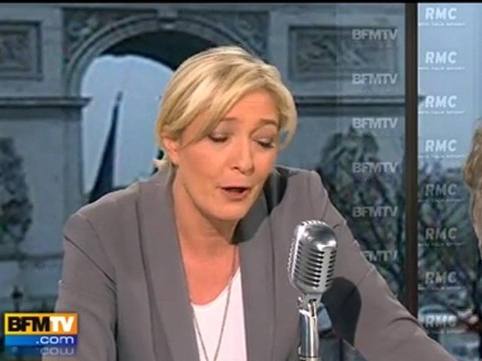 Marine Le Pen reconnait la maladresse de son père
