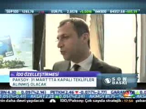 Ahmet Paksoy CNBC-e Son Baski (13.01.2011)