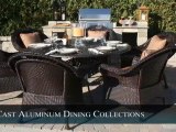 Cast Aluminum Fully Welded Patio Furniture Dining Sets