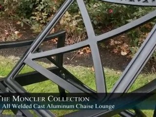 Moncler Collection All Welded Cast Aluminum Single Chaise