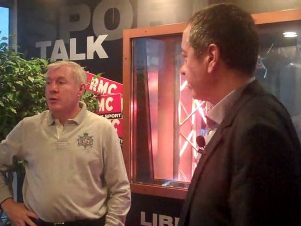 Luis Fernandez et Robin Leproux pendant Luis Attaque