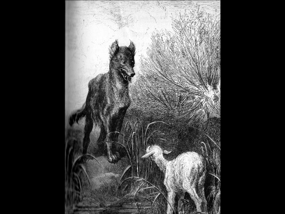 le loup et l'agneau -Fable de Jean de La Fontaine