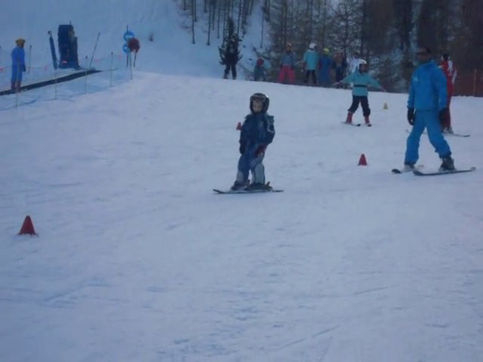 Kévin le roi du slalom