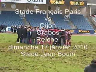 17 janvier 2010 Jeunes du Stade Français Paris