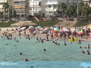 Alimos beach in Athens of Greece