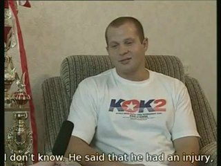 Fedor Scares Bobby Hoffman