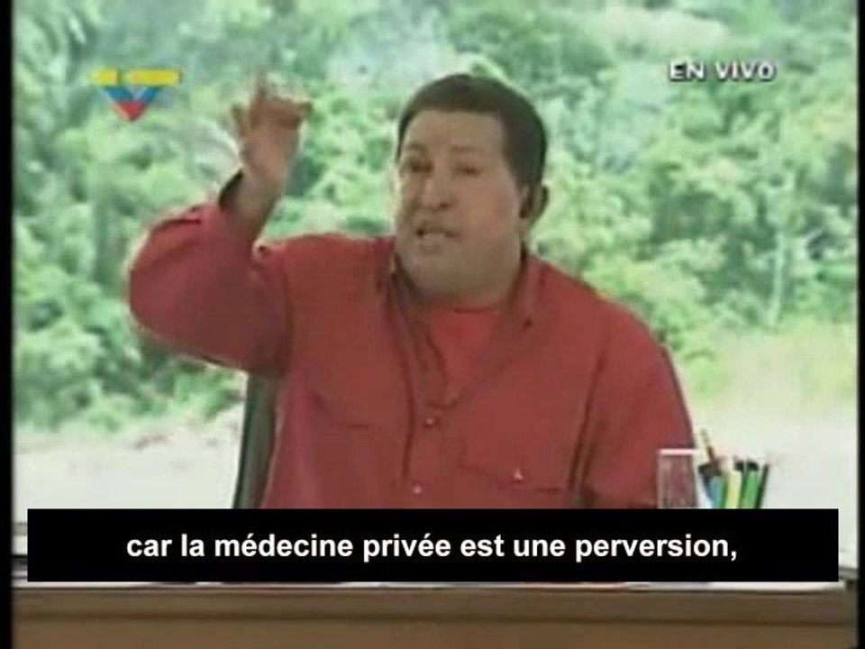 Chavez contre la médecine privée