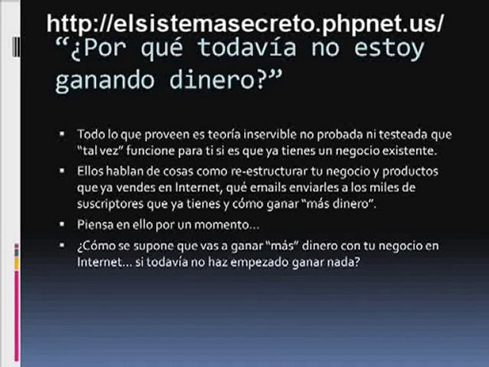 El Sistema Secreto   Descubri el Sistema Secreto