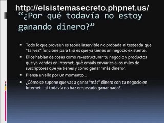 El Sistema Secreto   Descubri el Sistema Secreto