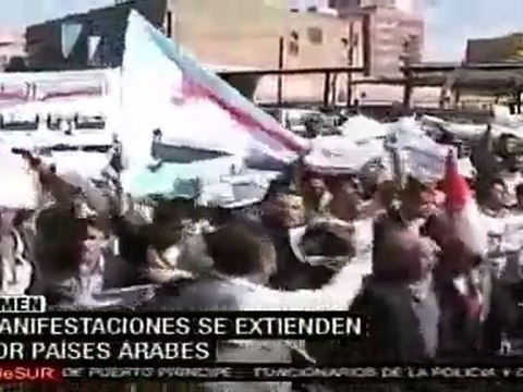 Manifestaciones populares amenazan con expandirse en países árabes