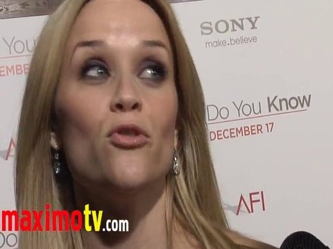REESE WITHERSPOON Interview at How Do You Know Premiere