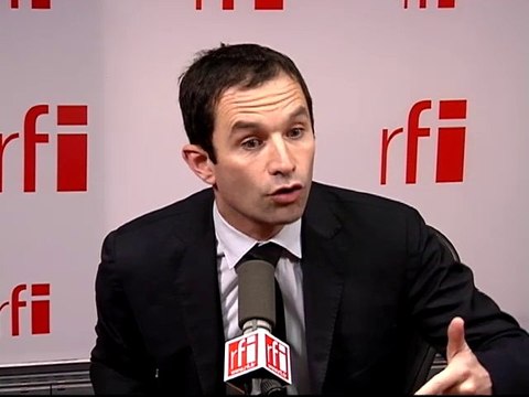 Benoît Hamon, porte-parole du Parti socialiste