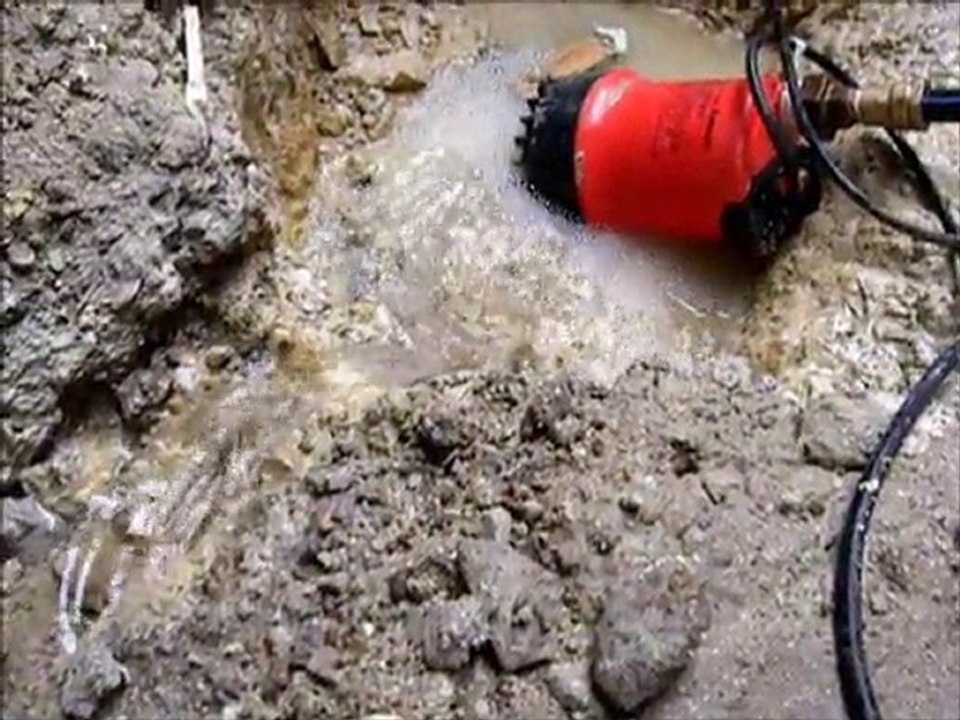 20110118 pompe et drain