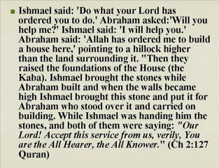 The Story of Prophets (Elyas & ismail) in Islam