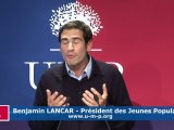 UMP:  Voeux de Benjamin Lancar aux Jeunes Populaires
