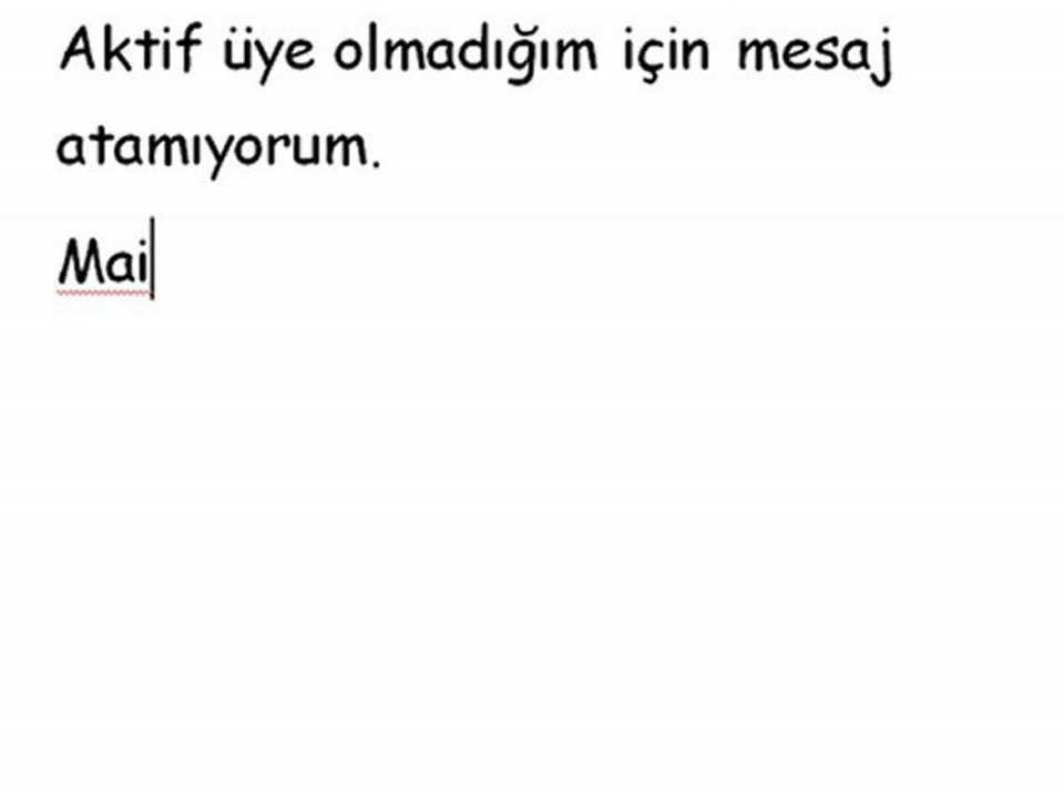 mail adresim
