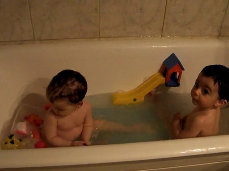 dans le bain avec Mael