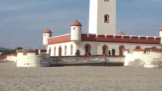 La playa cerca de La Serena, Chile