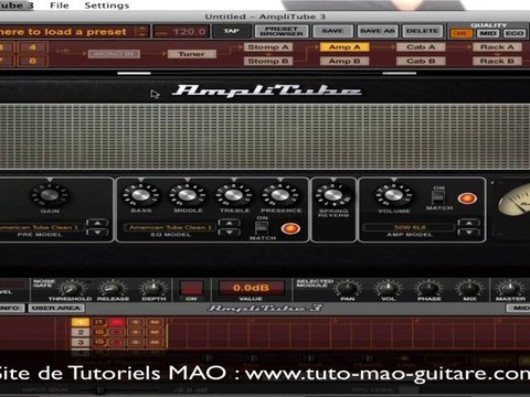 TUTO MAO : AMPLITUBE 3 IK-MULTIMEDIA PARTIE 1