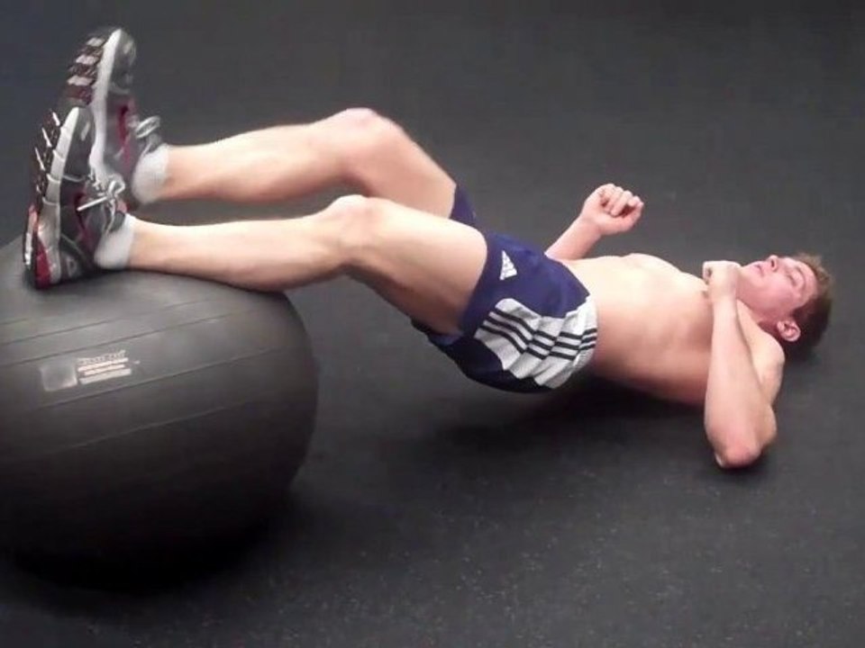 How To: Single-Leg Curl on Exercise Ball