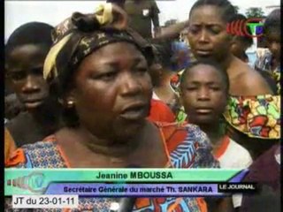 Opération salubrité au marché Thomas Sankara