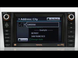 Toyota Tundra Navigation Input An Address Voice Recognition