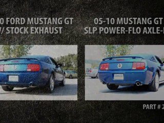 SLP Power-Flo vs. Stock Exhaust 05-10 Mustang GT