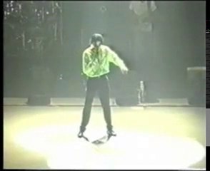 MICHAEL..REHEARSING HIS...BILLIE JEAN!