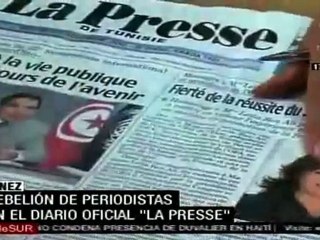 Rebelión de periodistas en el diario oficial "La Presse"