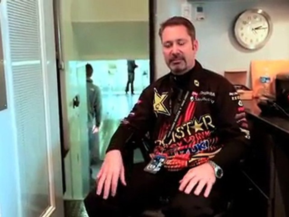 Rockstar Energy Suzuki's Bobby Hewitt at Anaheim One