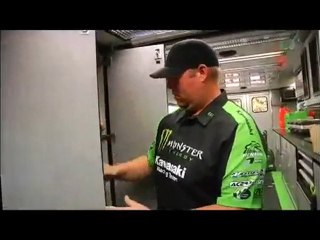Tour of the Monster Energy Kawasaki Semi truck
