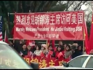 EEUU saca la alfombra roja para Hu Jintao