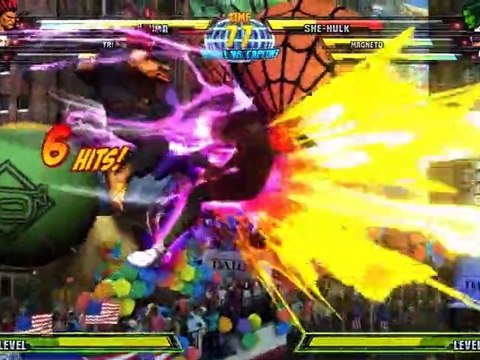 Marvel vs Capcom 3 - Fate of Two Worlds - Akuma Gameplay