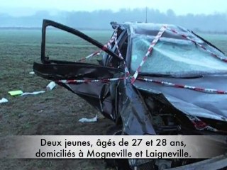 Rantigny : Spectaculaire sortie de route sur la RD 1016