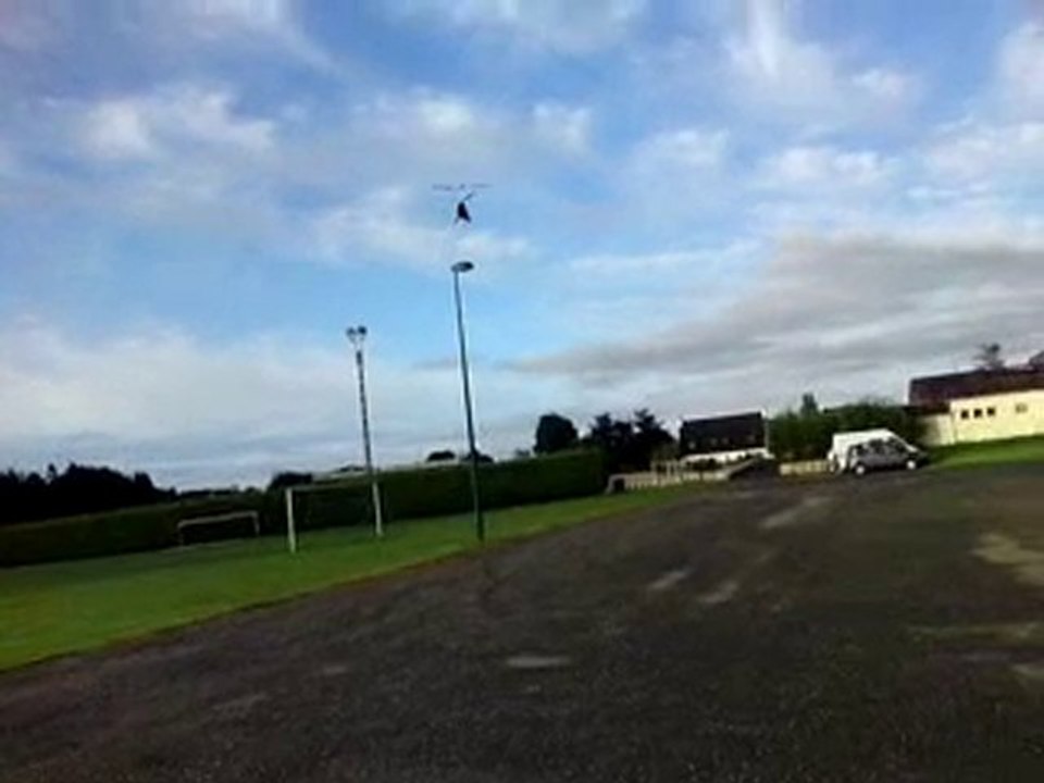 Hélicoptère lama 400D blade strike