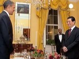 Jintao ile Obama akşam yemeğinde buluştu