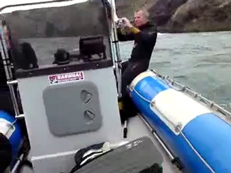 Bateau,retour du chasseur