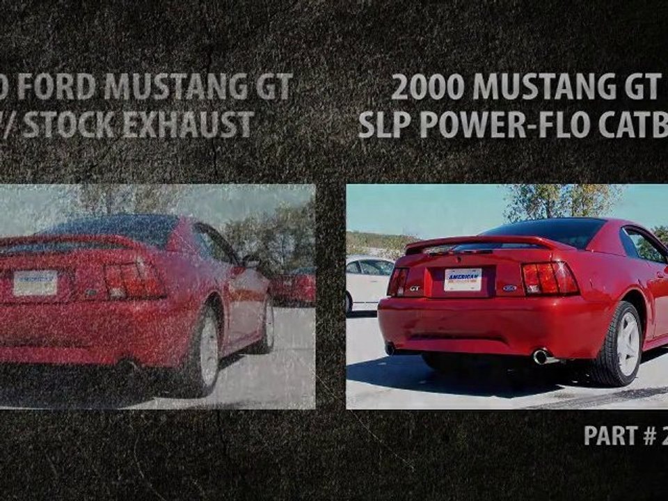 SLP Power-Flo vs. Stock - 1999-2004 Mustang GT