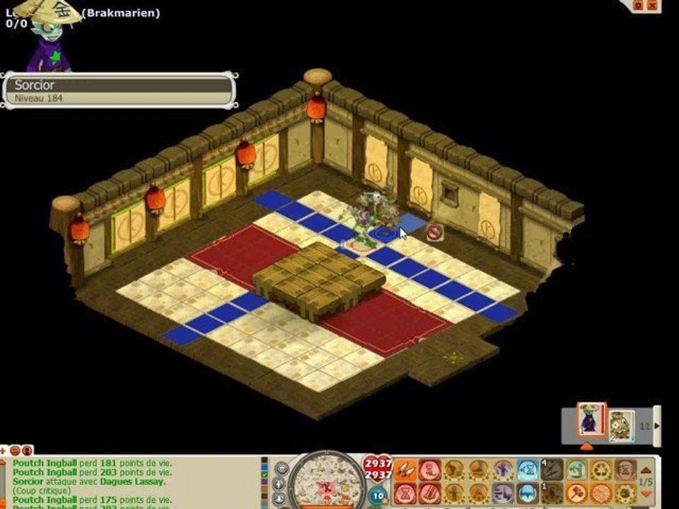 Dofus-Goultard-Xelor 18X air - 1ere video - (Vidéo pourrie)