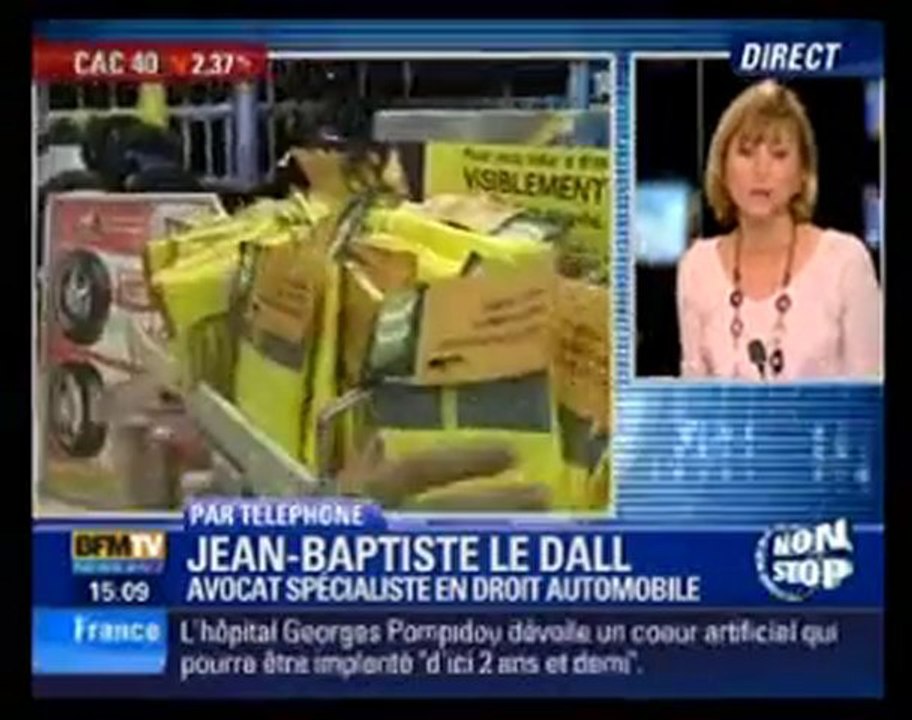 Gilet et triangle de présignalisation : un seul PV