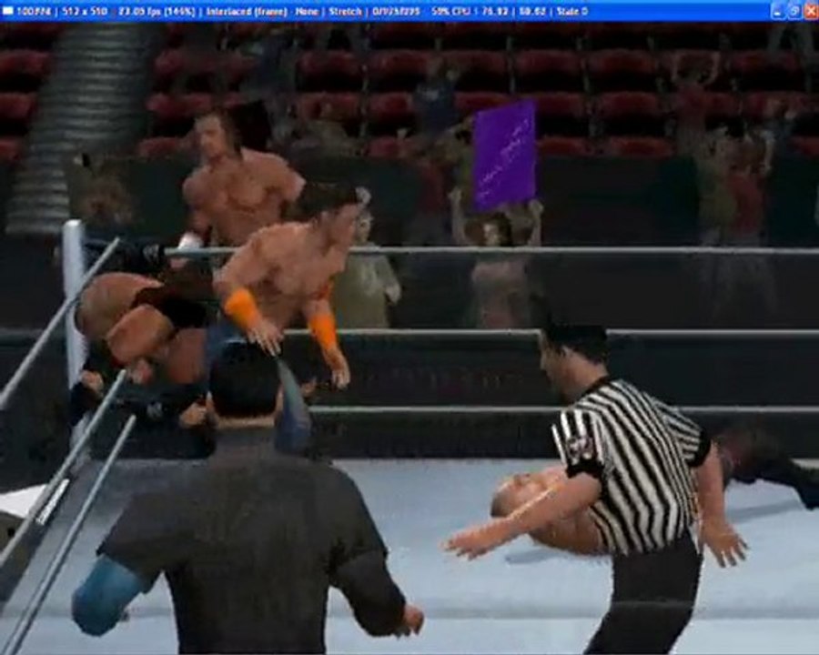 Randy & HHH & John vs Undertaker & Kane & Wade [Part-2]