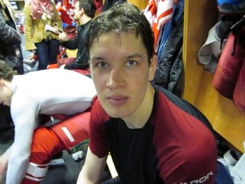 Жуков Михаил после игры с к.Трактор 19.01.11.