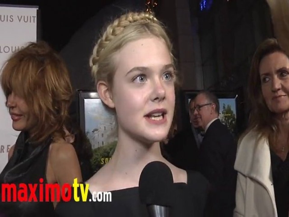Elle Fanning Interview at "Somewhere" Premiere in Hollywood