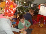 Théo et Clément lors de Noel 2010