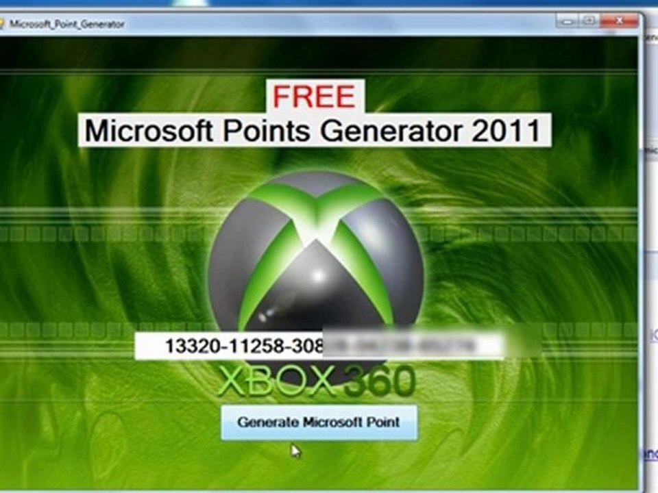 Microsoft Points Generator